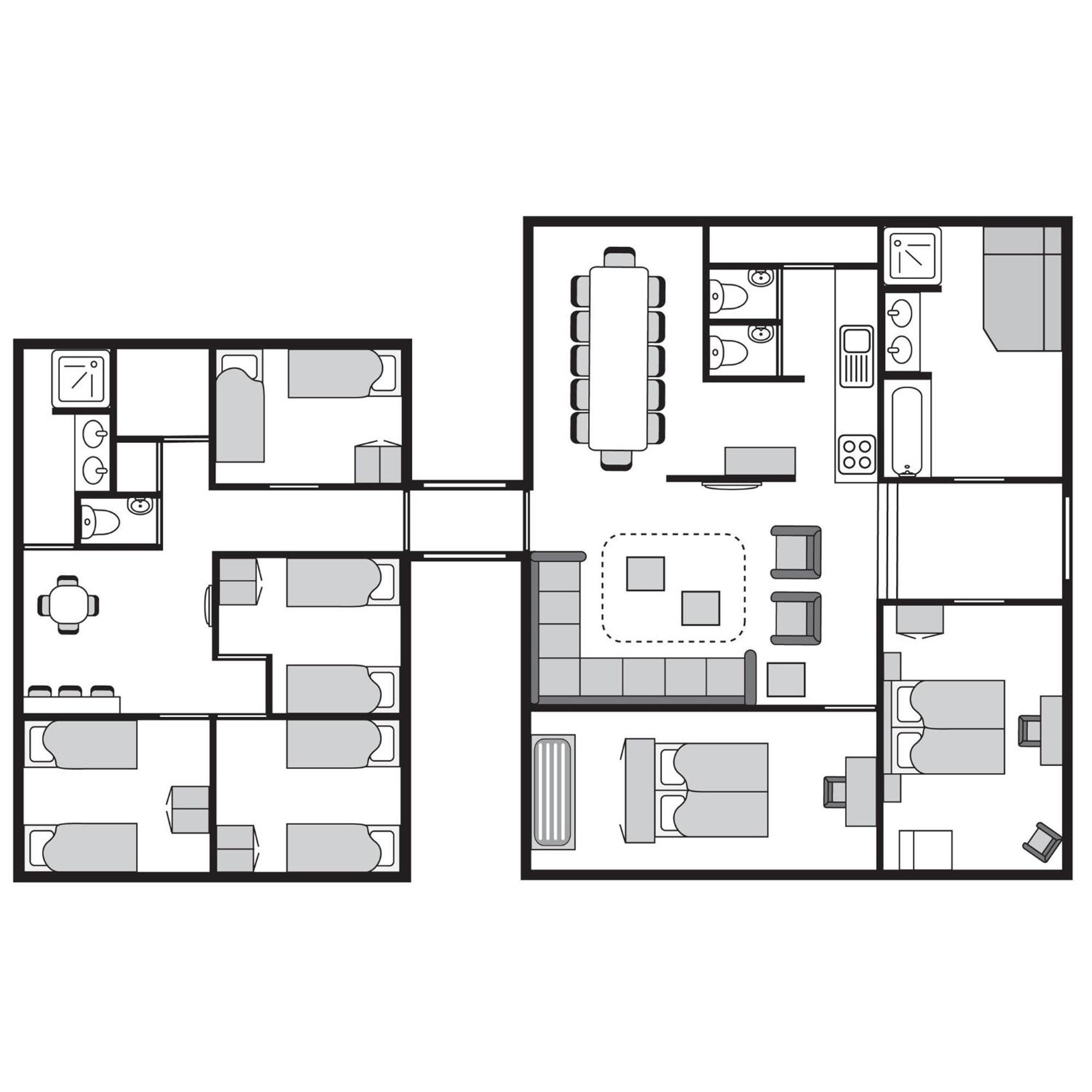 Comfort 6-Person Dog Bungalow In The Holiday Park Landal Heideheuvel Beekbergen Rum bild
